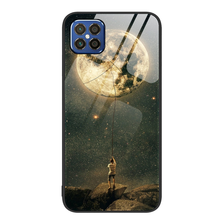 For Huawei nova 8 SE Colorful Painted Glass Phone Case
