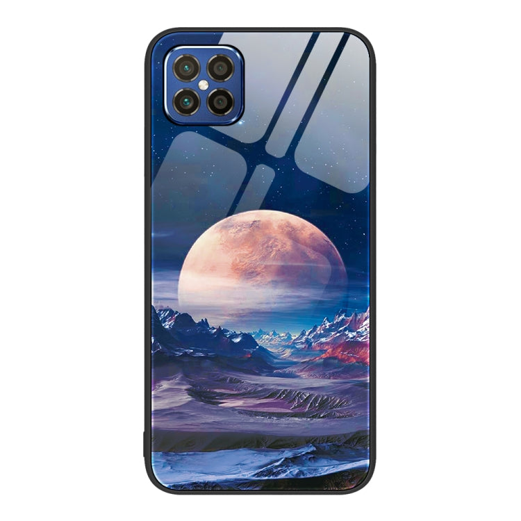 For Huawei nova 8 SE Colorful Painted Glass Phone Case