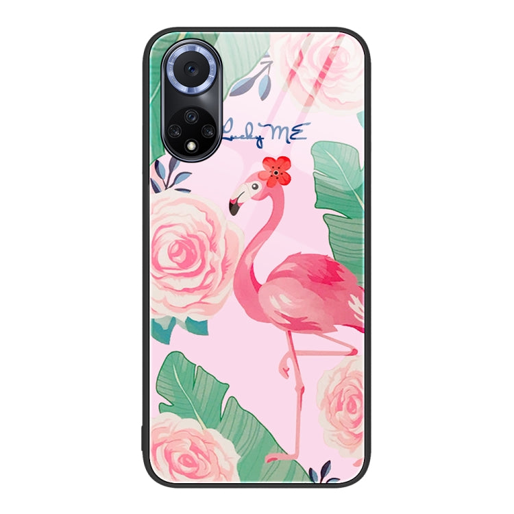 For Huawei nova 9 Colorful Painted Glass Phone Case