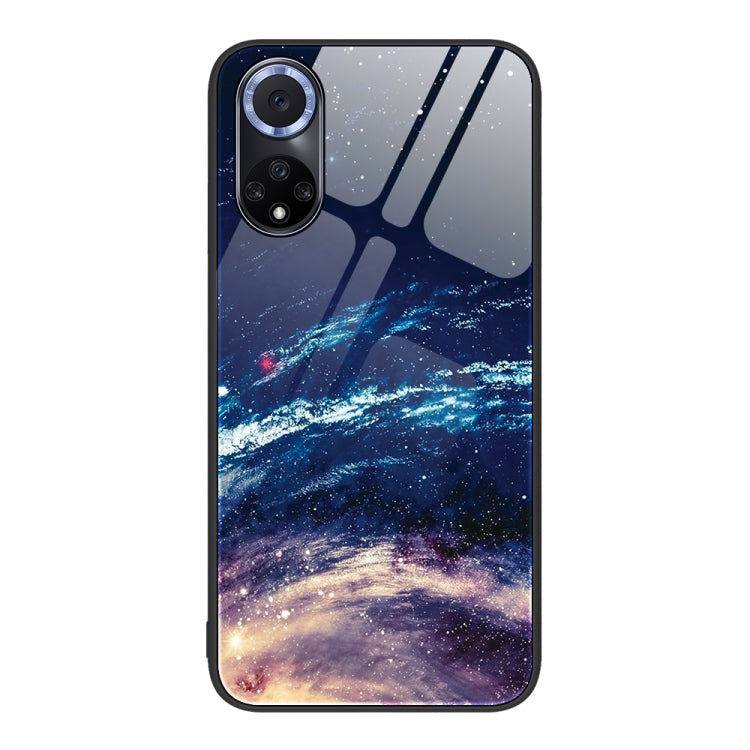 For Huawei nova 9 Colorful Painted Glass Phone Case