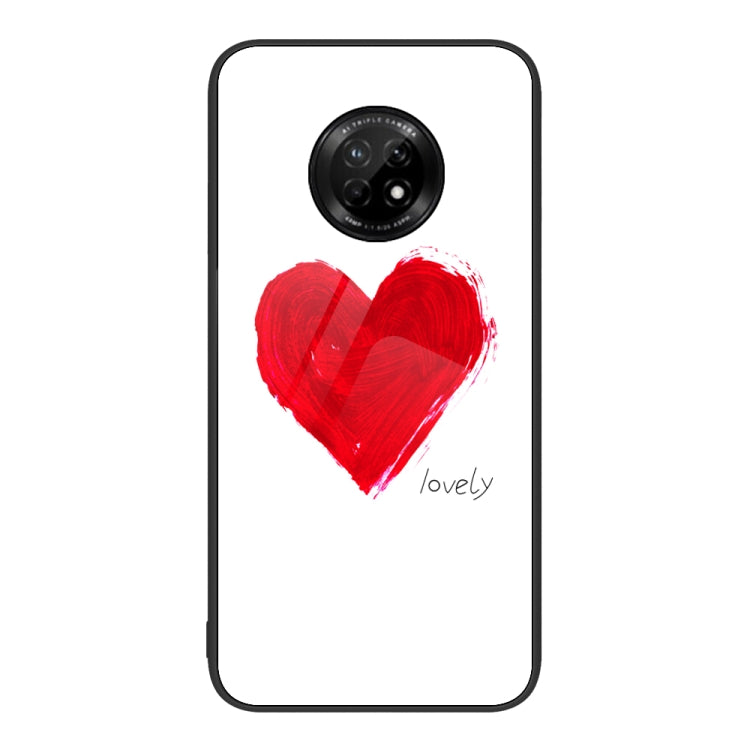 For Huawei Enjoy 20 Plus 5G Colorful Painted Glass Phone Case