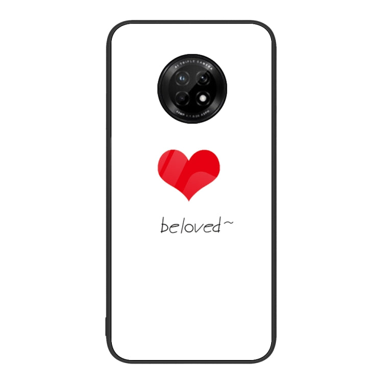 For Huawei Enjoy 20 Plus 5G Colorful Painted Glass Phone Case