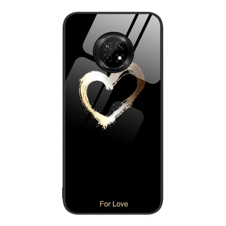 For Huawei Enjoy 20 Plus 5G Colorful Painted Glass Phone Case