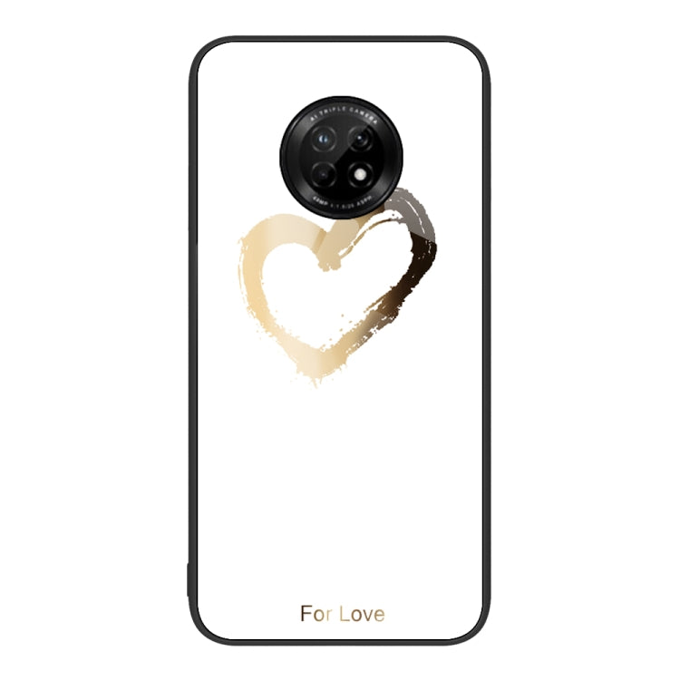 For Huawei Enjoy 20 Plus 5G Colorful Painted Glass Phone Case