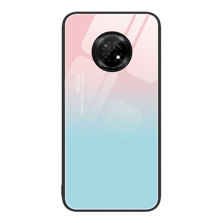 For Huawei Enjoy 20 Plus 5G Colorful Painted Glass Phone Case