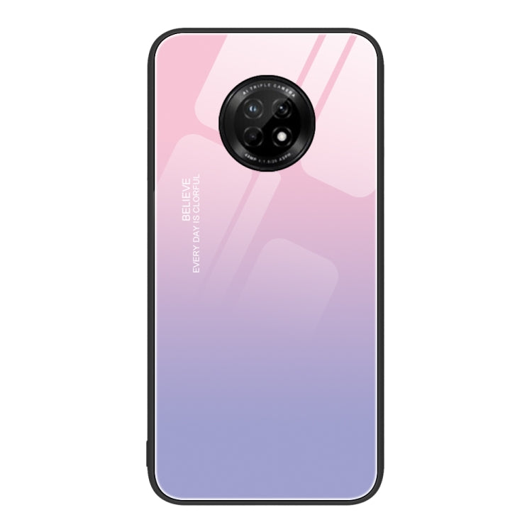 For Huawei Enjoy 20 Plus 5G Colorful Painted Glass Phone Case