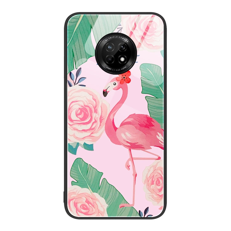 For Huawei Enjoy 20 Plus 5G Colorful Painted Glass Phone Case