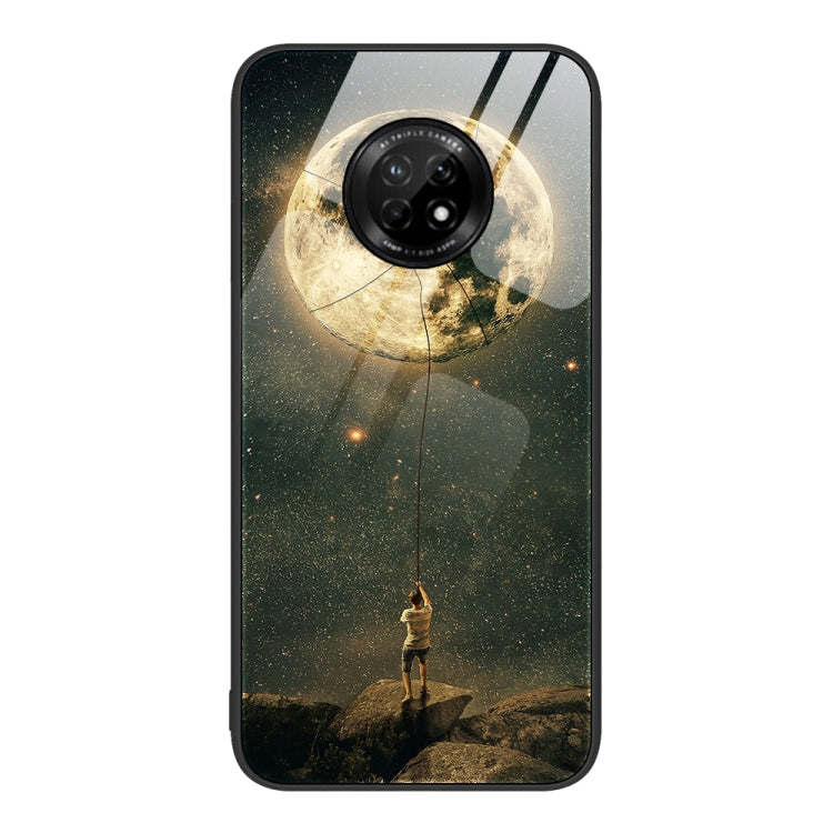 For Huawei Enjoy 20 Plus 5G Colorful Painted Glass Phone Case