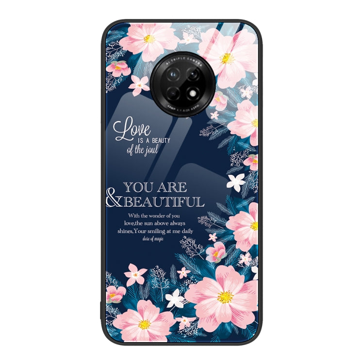 For Huawei Enjoy 20 Plus 5G Colorful Painted Glass Phone Case