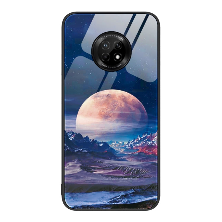 For Huawei Enjoy 20 Plus 5G Colorful Painted Glass Phone Case