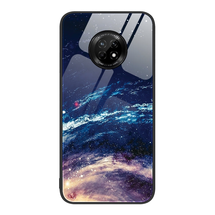 For Huawei Enjoy 20 Plus 5G Colorful Painted Glass Phone Case