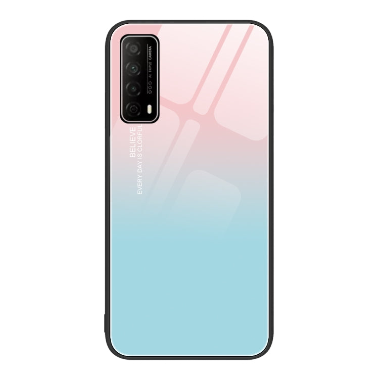 For Huawei Enjoy 20 SE Colorful Painted Glass Phone Case