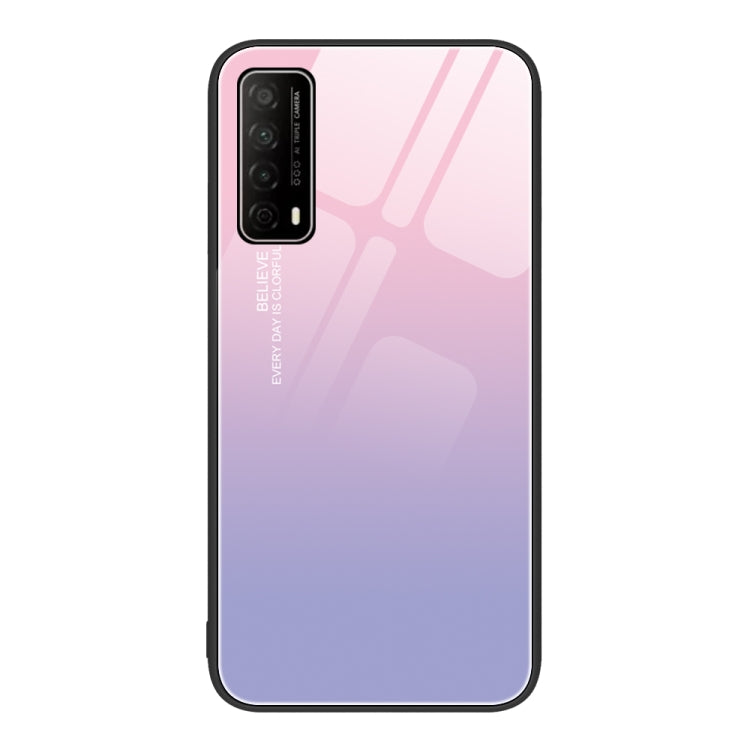 For Huawei Enjoy 20 SE Colorful Painted Glass Phone Case