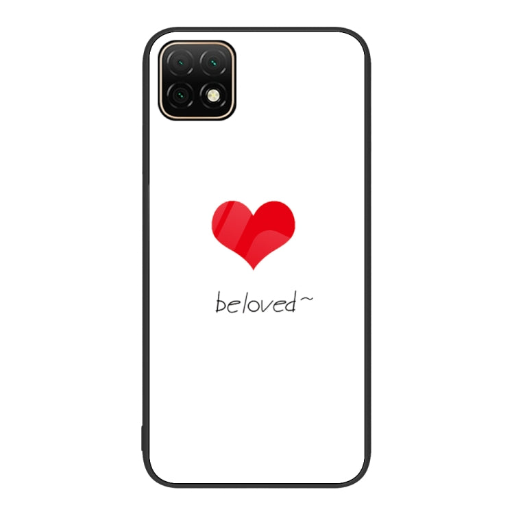 For Huawei Enjoy 20 5G Colorful Painted Glass Phone Case