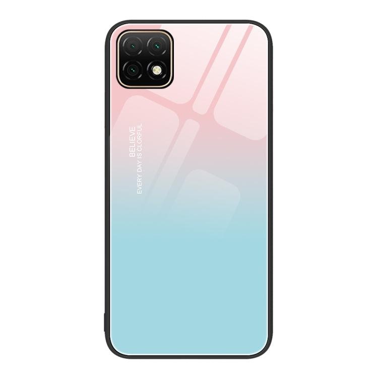 For Huawei Enjoy 20 5G Colorful Painted Glass Phone Case