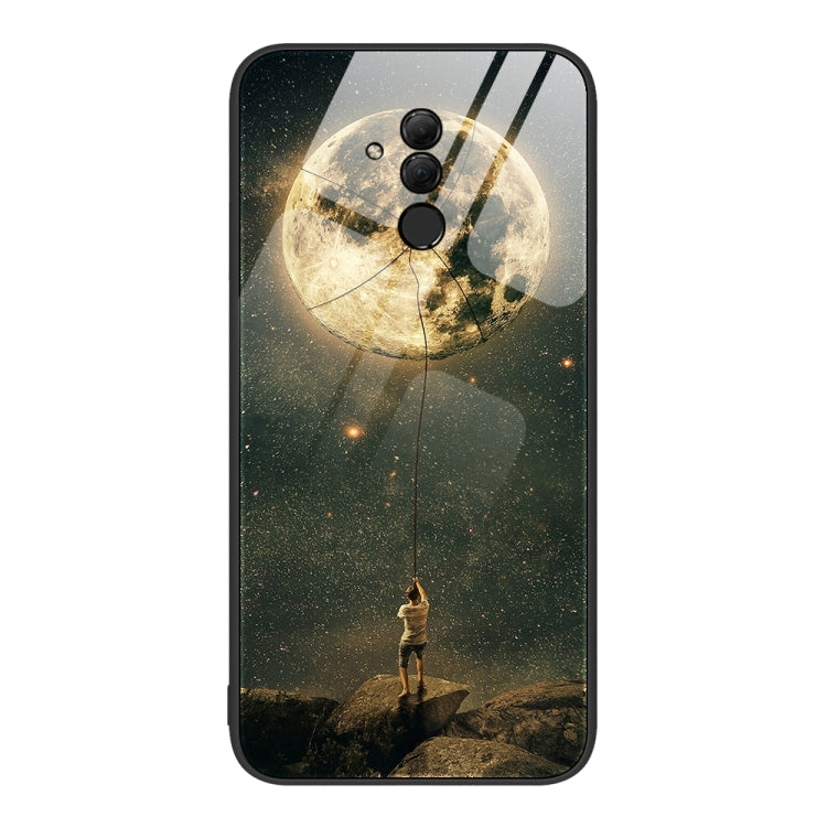 For Huawei Maimang 7 Colorful Painted Glass Phone Case