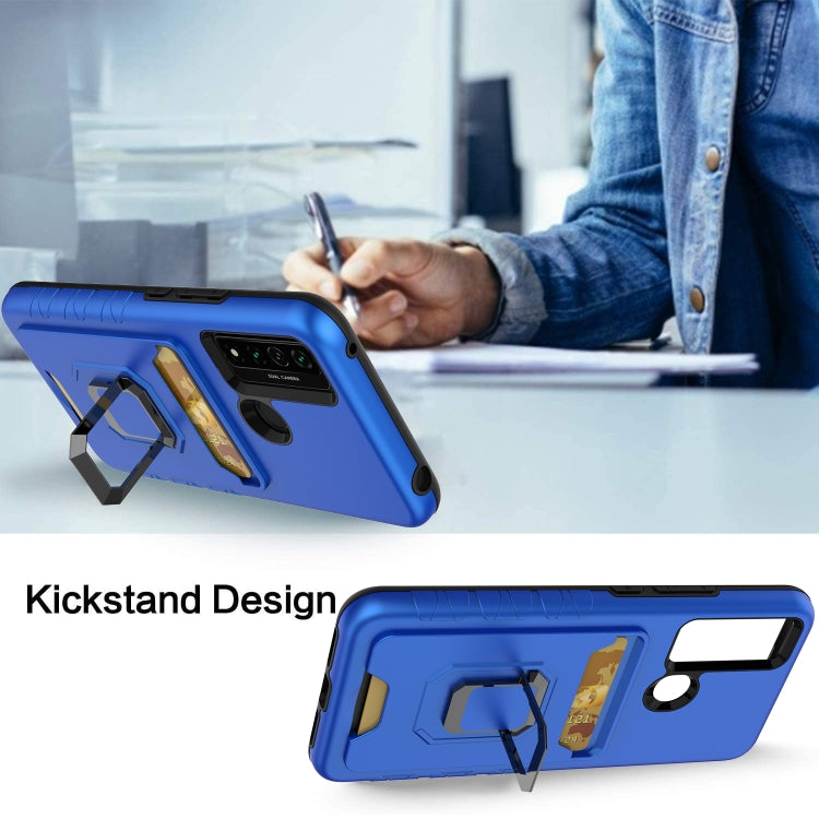 For TCL 20 XE Card Shield Magnetic Holder Phone Case