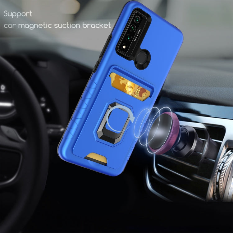 For TCL 20 XE Card Shield Magnetic Holder Phone Case
