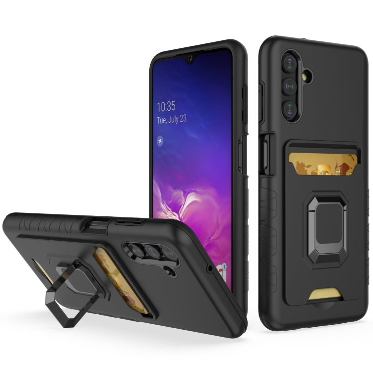 For Samsung Galaxy A13 5G Card Shield Magnetic Holder Phone Case