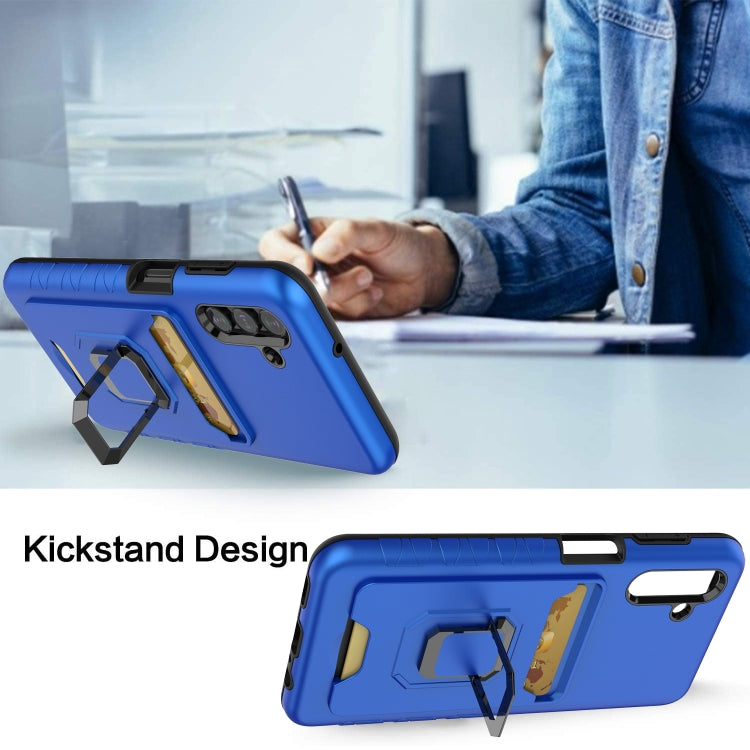 For Samsung Galaxy A13 5G Card Shield Magnetic Holder Phone Case