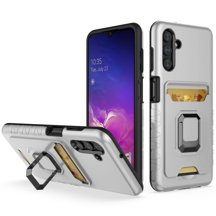 For Samsung Galaxy A13 5G Card Shield Magnetic Holder Phone Case