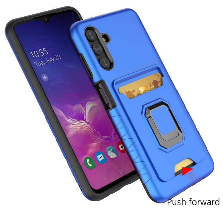 For Samsung Galaxy A13 5G Card Shield Magnetic Holder Phone Case