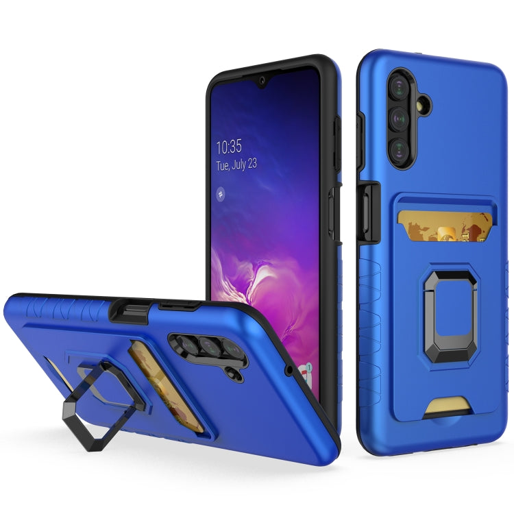 For Samsung Galaxy A13 5G Card Shield Magnetic Holder Phone Case