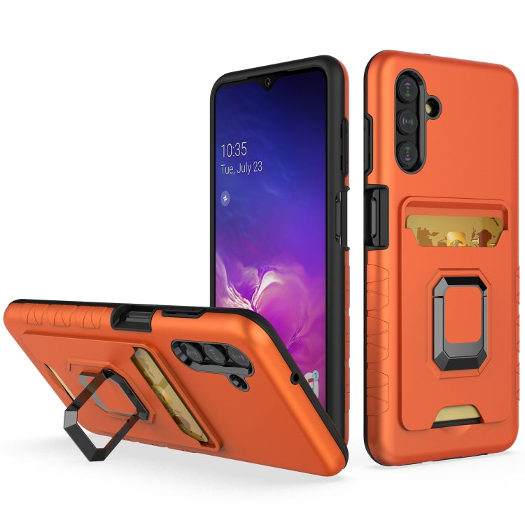 For Samsung Galaxy A13 5G Card Shield Magnetic Holder Phone Case
