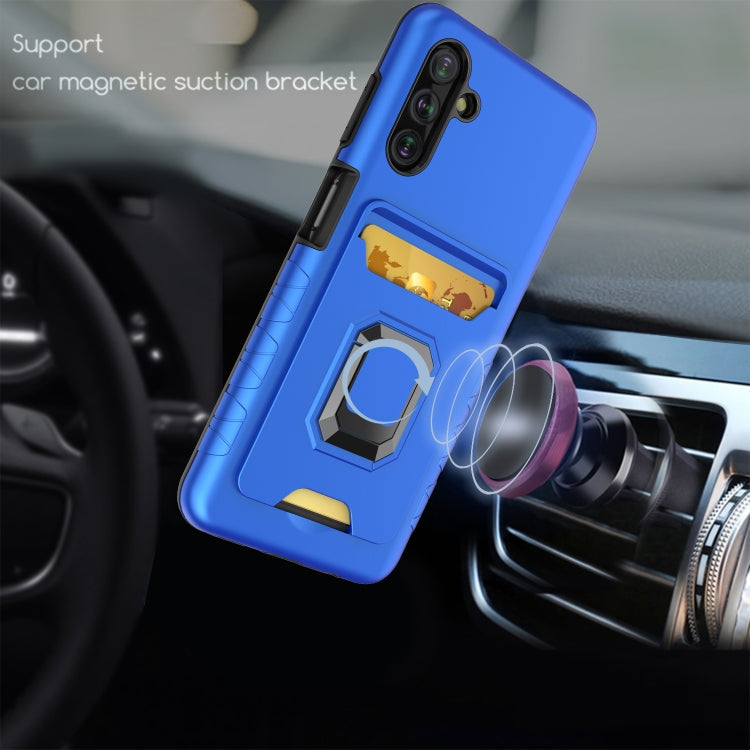 For Samsung Galaxy A13 5G Card Shield Magnetic Holder Phone Case