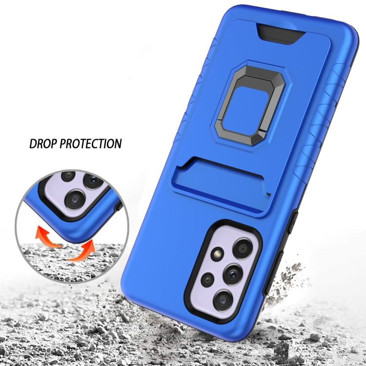 For Samsung Galaxy A33 5G Card Shield Magnetic Holder Phone Case