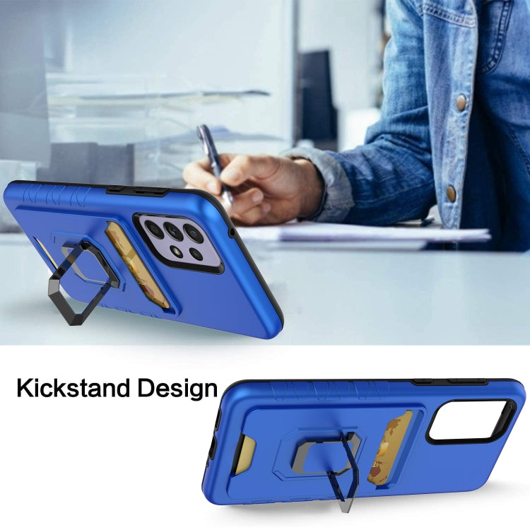 For Samsung Galaxy A33 5G Card Shield Magnetic Holder Phone Case