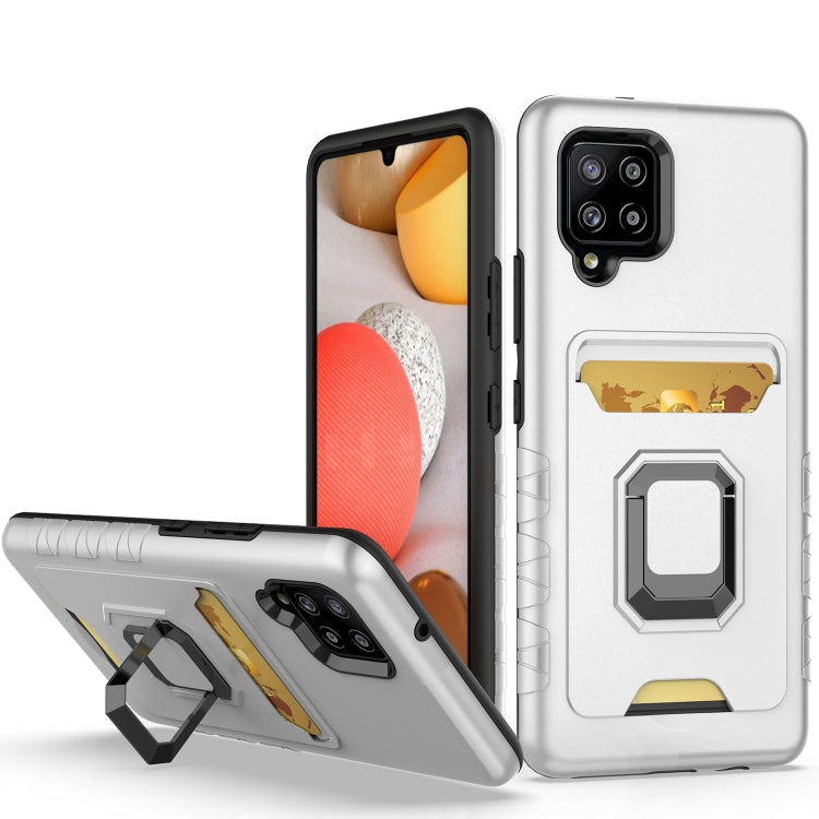 For Samsung Galaxy A42 5G Card Shield Magnetic Holder Phone Case