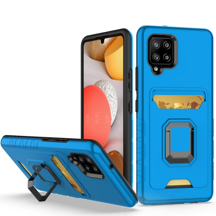 For Samsung Galaxy A42 5G Card Shield Magnetic Holder Phone Case