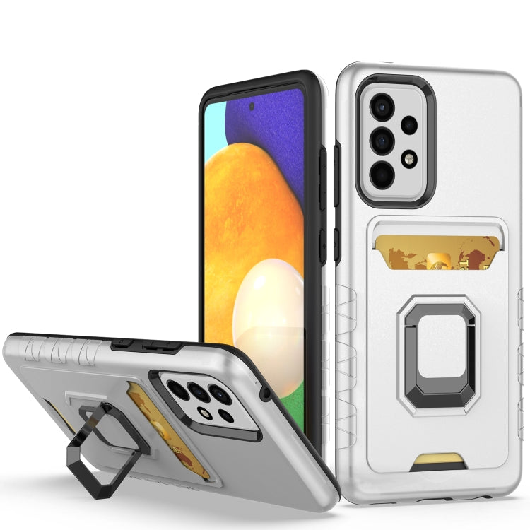 For Samsung Galaxy A52 Card Shield Magnetic Holder Phone Case