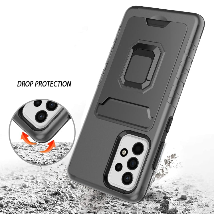 For Samsung Galaxy A52 Card Shield Magnetic Holder Phone Case