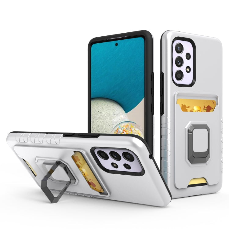 For Samsung Galaxy A53 5G Card Shield Magnetic Holder Phone Case