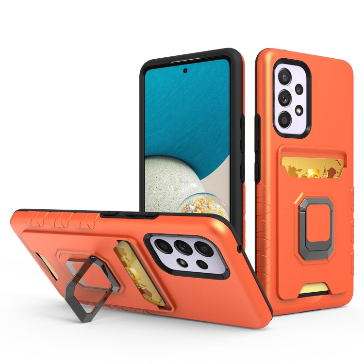For Samsung Galaxy A53 5G Card Shield Magnetic Holder Phone Case