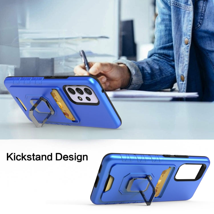 For Samsung Galaxy A53 5G Card Shield Magnetic Holder Phone Case