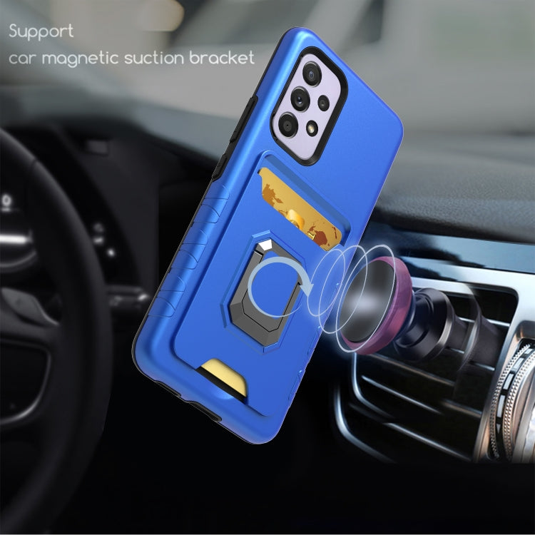For Samsung Galaxy A53 5G Card Shield Magnetic Holder Phone Case