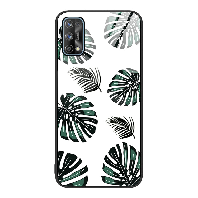 For Realme 7 Colorful Painted Glass Phone Case