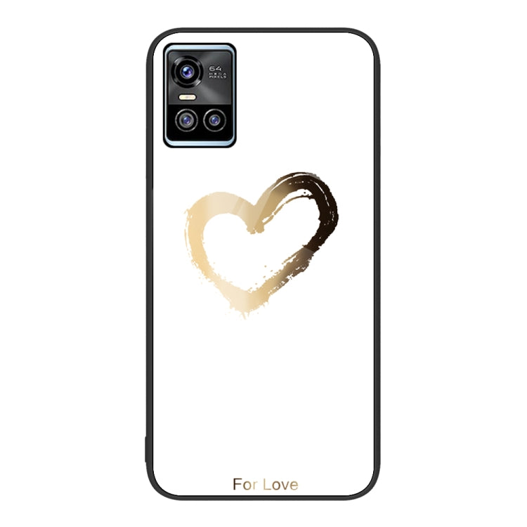 For vivo S10 Colorful Painted Glass Phone Case