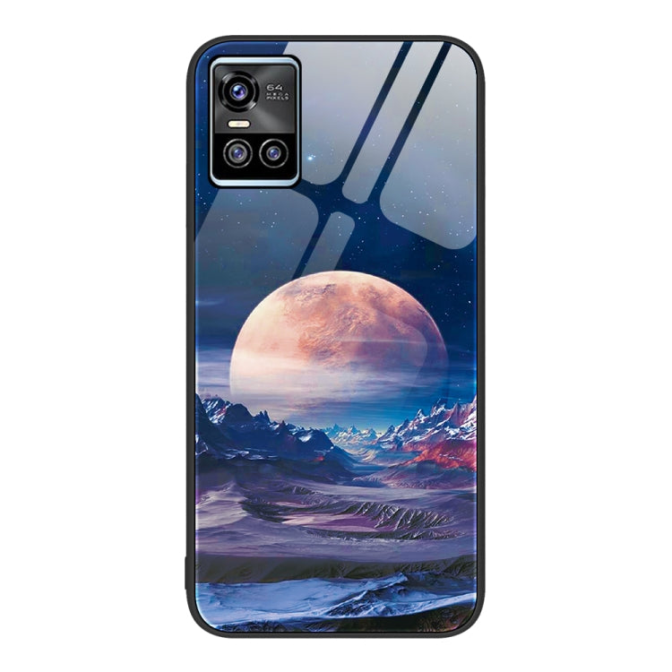For vivo S10 Colorful Painted Glass Phone Case