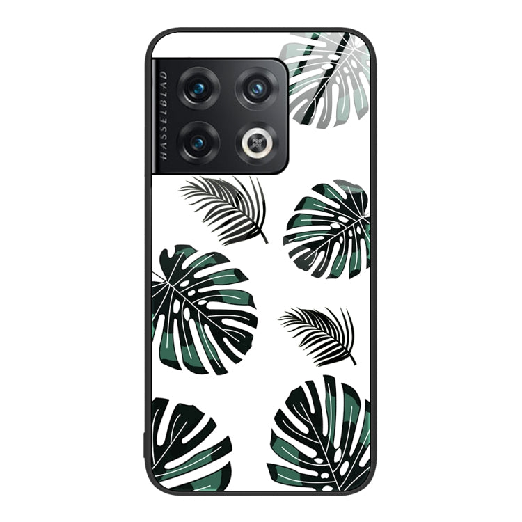 For OnePlus 10 Pro Colorful Painted Glass Phone Case