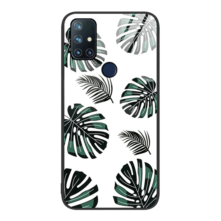 For OnePlus Nord N10 5G Colorful Painted Glass Phone Case