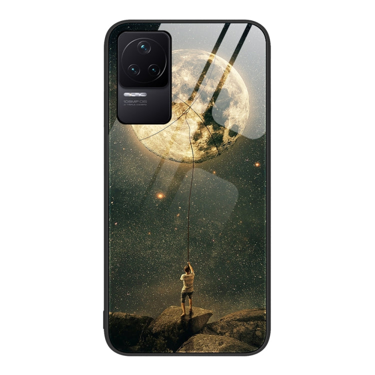 For Xiaomi Redmi K50 Pro Colorful Painted Glass Phone Case