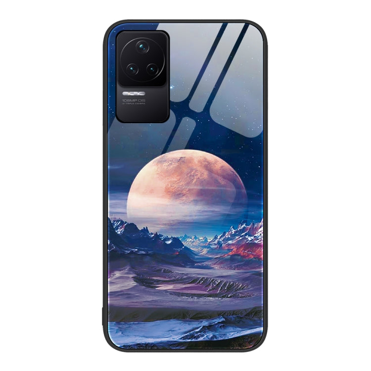 For Xiaomi Redmi K50 Pro Colorful Painted Glass Phone Case