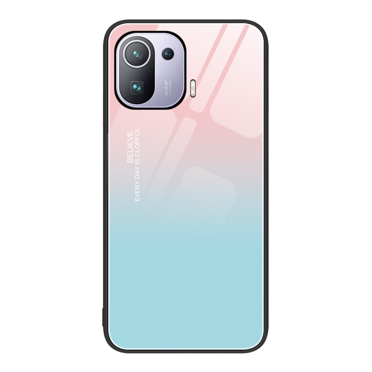 For Xiaomi Mi 11 Pro Colorful Painted Glass Phone Case