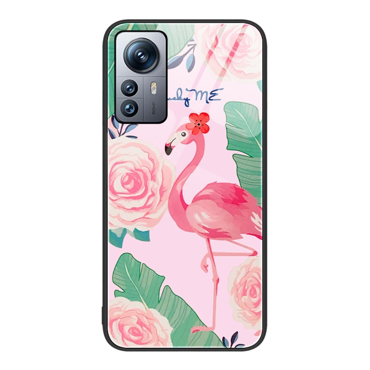For Xiaomi 12 Pro Colorful Painted Glass Phone Case