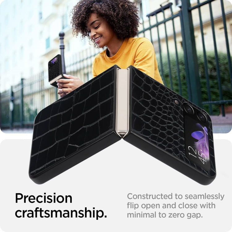 For Samsung Galaxy Z Flip4 Leather Shockproof Protective Phone Case