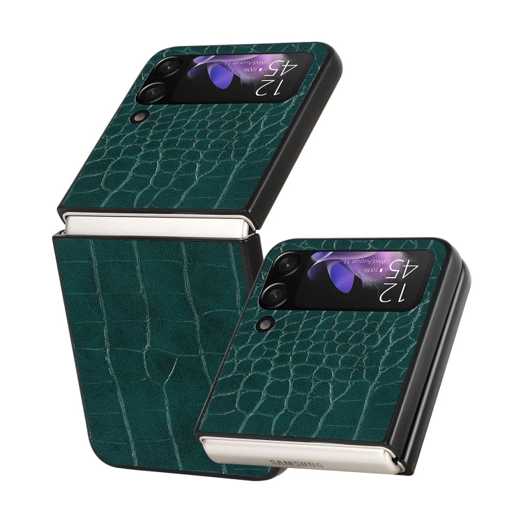 For Samsung Galaxy Z Flip4 Leather Shockproof Protective Phone Case